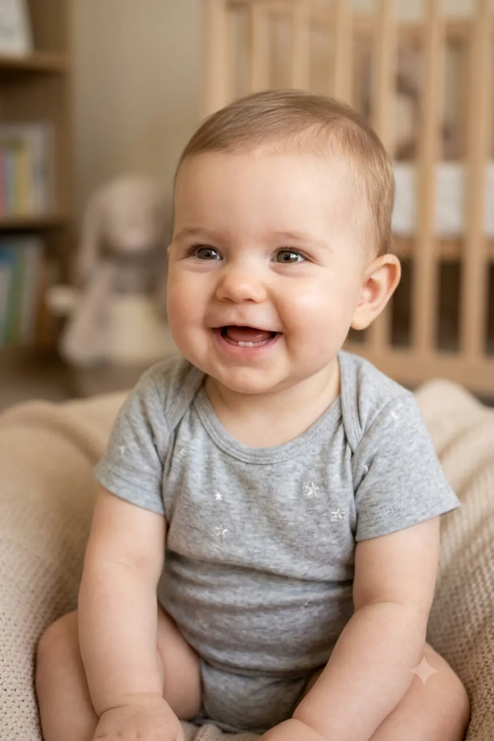A future baby with a custom blend of each parent's chosen features