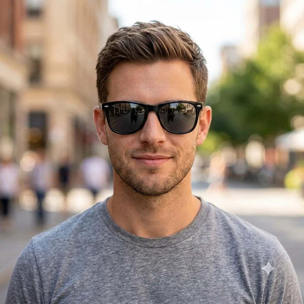 Glasses added with a Gemini photo editing prompt