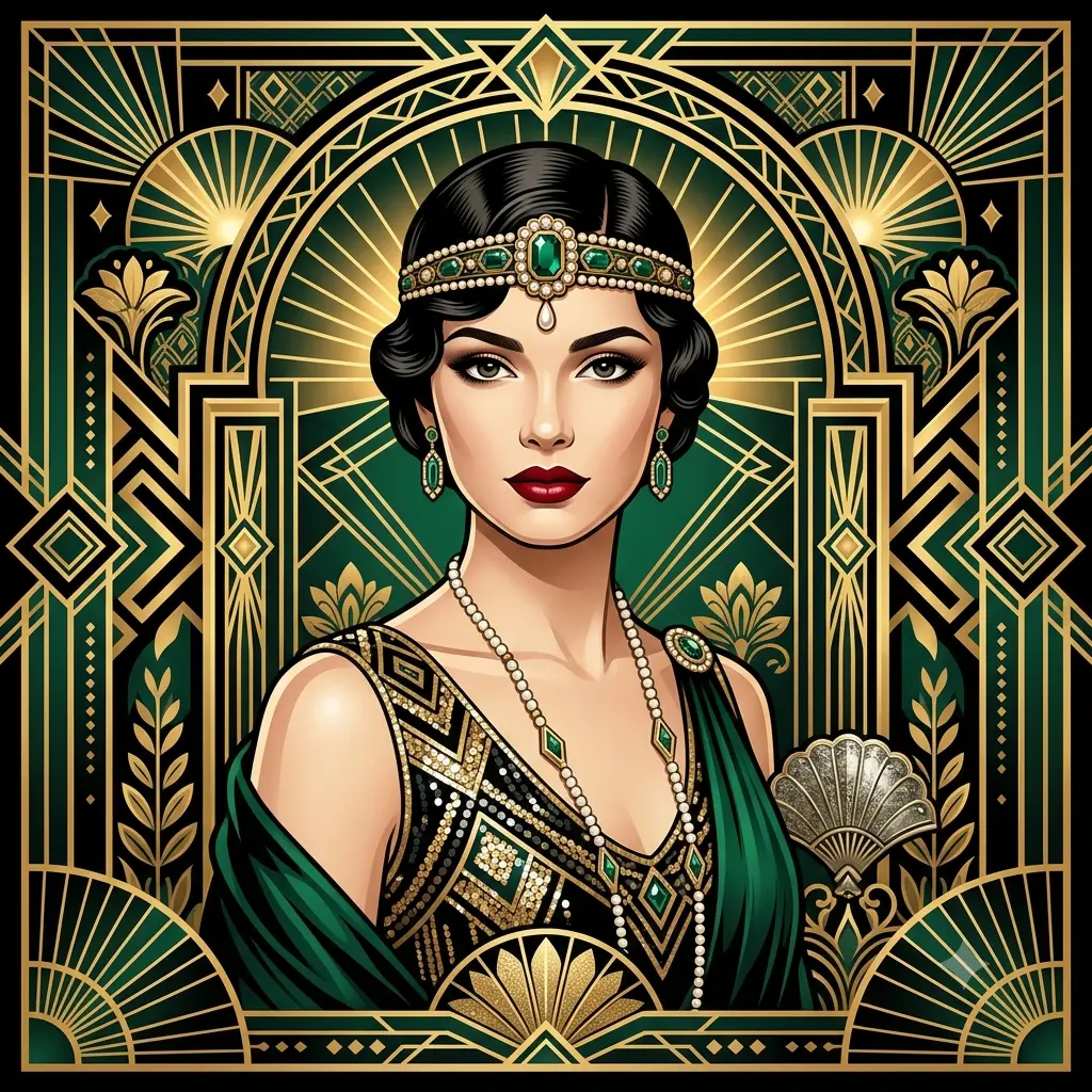 Art Deco Portrait