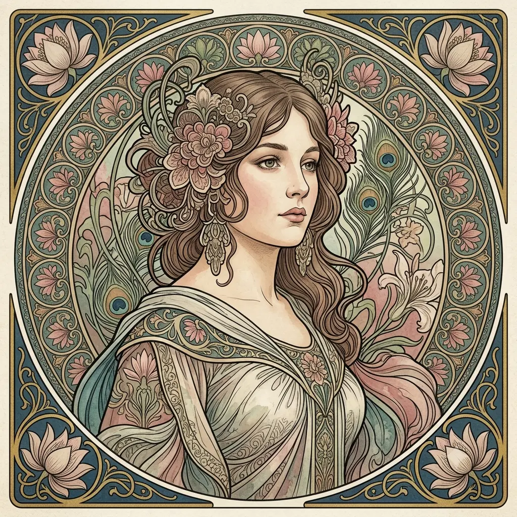 Art Nouveau Portrait