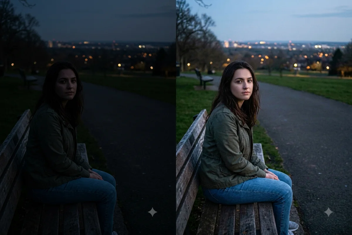 Brighten a Dark Photo