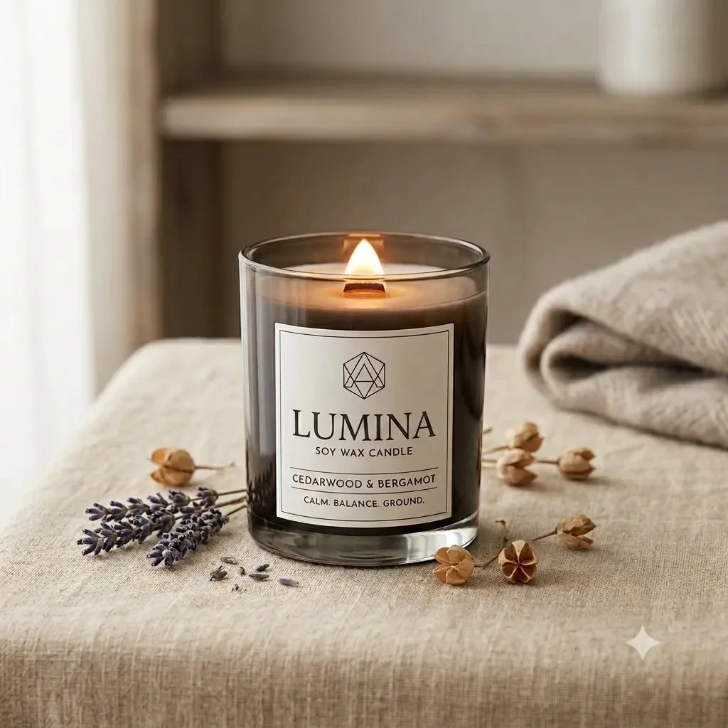Candle Product Shot