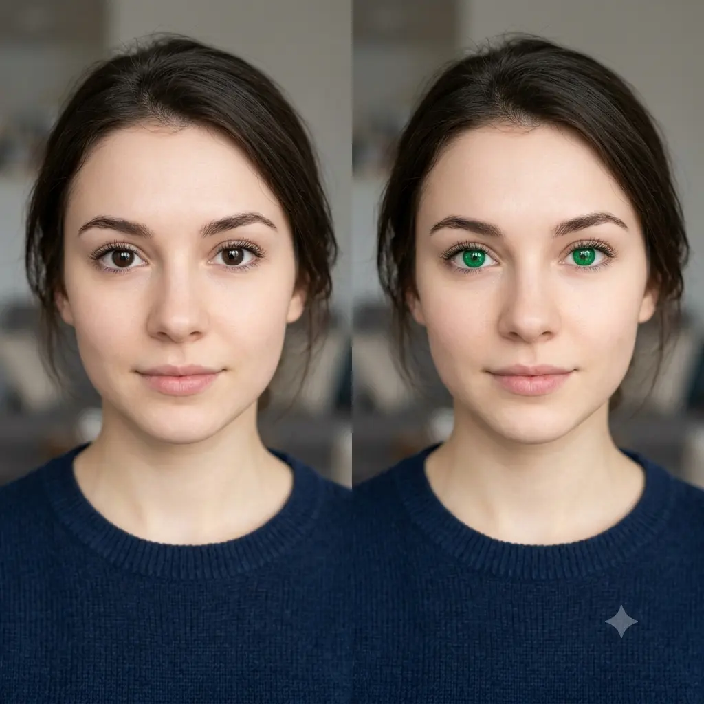 Change Eye Color in a Photo