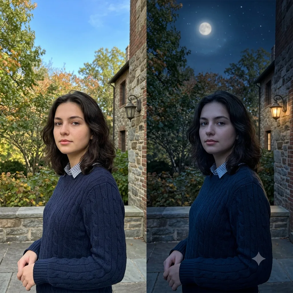 Turn a Day Photo Into Night