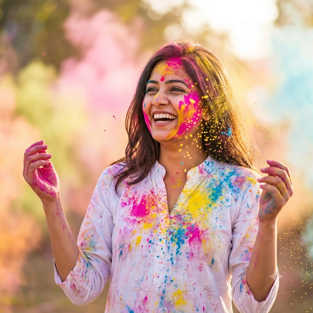 Holi Portrait