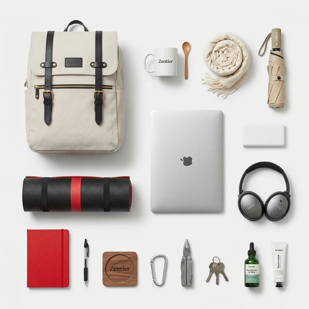 Knolling Flat Lay