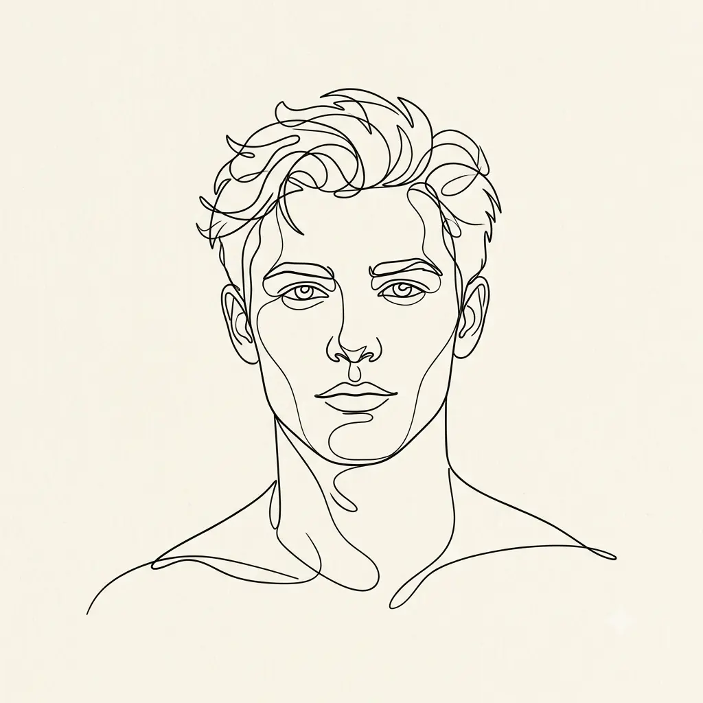 Line Art Portrait
