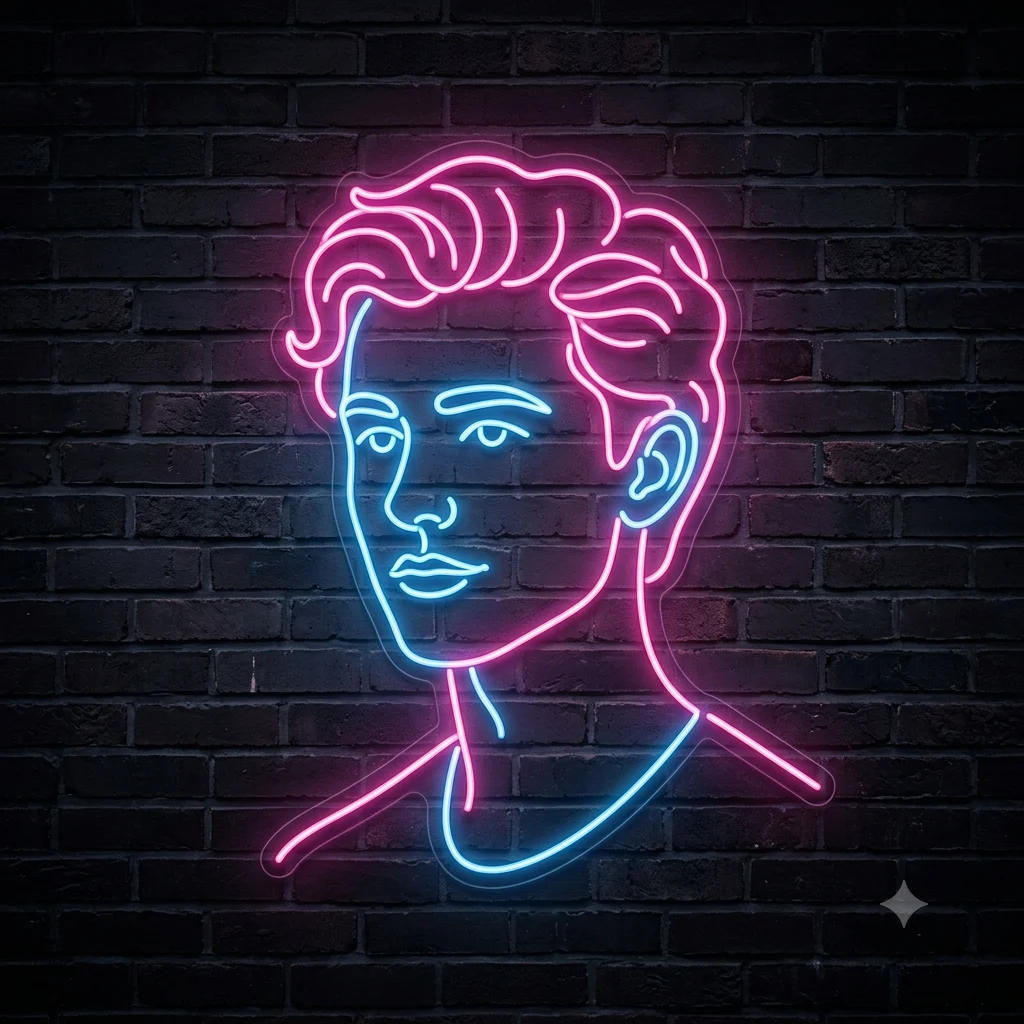 Neon Sign Portrait