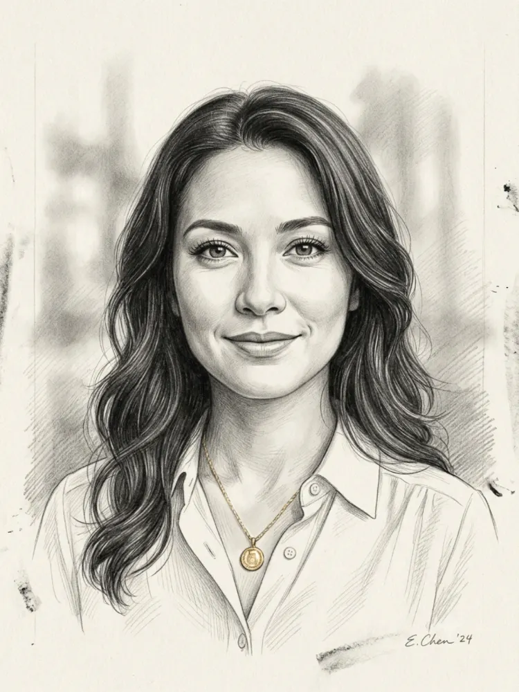 Hand-Drawn Pencil Sketch