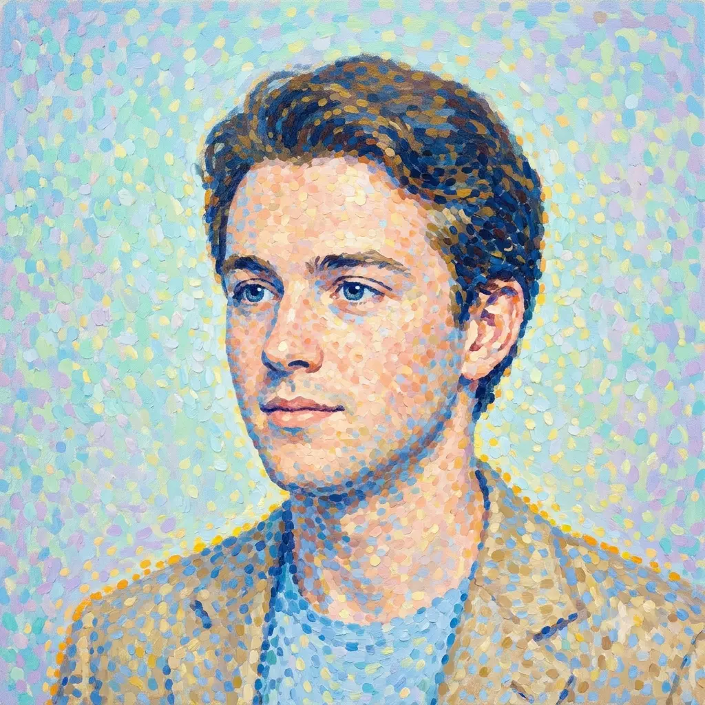 Pointillism Portrait