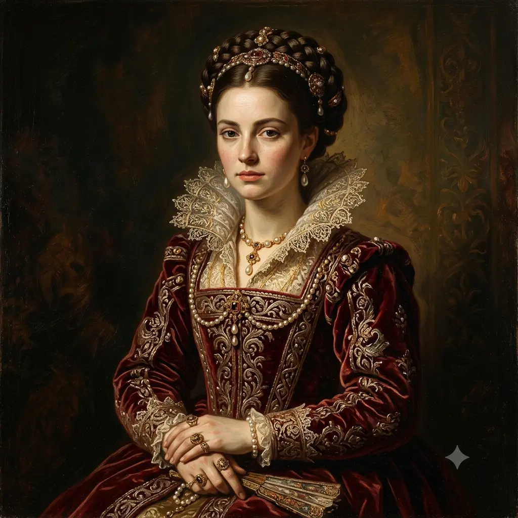 Renaissance Oil Painting Portrait