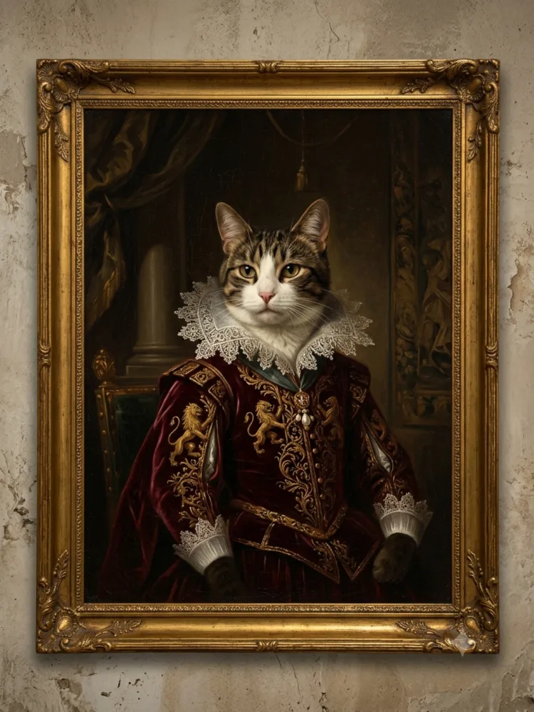 Royal Renaissance Pet Portrait